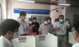 Thứ trưởng Nguyễn Trường Sơn kiểm tra công tác phòng chống dịch tại các KCN Bắc Giang