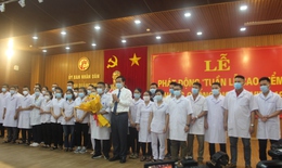 Ngành y tế Quảng Trị lên đường hỗ trợ Bình Dương chống dịch