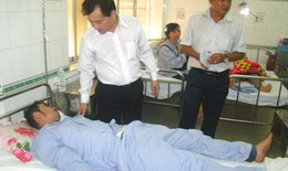 12 tử thi vụ tai nạn ở Bình Thuận được đưa về BV tỉnh chờ giám định ADN