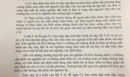 Bộ Y tế đề nghị Bắc Ninh dừng lấy mẫu xét nghiệm sán lợn
