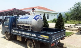 Thiếu nước tại Sa Pa: Phải dùng xe bồn chở nước phục vụ cho bệnh viện
