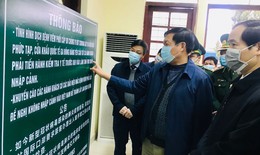 Thứ trưởng Đỗ Xuân Tuyên: Giám sát y tế chặt chẽ người về từ Trung Quốc để phòng nCoV