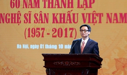 Ph&#243; Thủ tướng Vũ Đức Đam dự lễ kỷ niệm 60 năm th&#224;nh lập Hội S&#226;n khấu Việt Nam