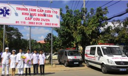 TP.HCM: Cấp cứu ngoại viện tăng 3 lần nhờ mạng lưới các trạm vệ tinh