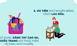 [Video] Bộ Y tế hướng dẫn vệ sinh khử khuẩn tại gia đ&#236;nh ph&#242;ng COVID-19