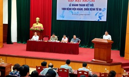 Trên 1.000 điểm cầu khám, chữa bệnh đã kết nối với hơn 20 BV tuyến trên