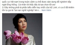 Diva Hồng Nhung nói gì về việc ca sĩ Mỹ Linh hát Quốc ca đang gây tranh cãi?