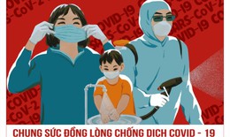Độc đáo tranh chống COVID-19