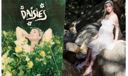 Katy Perry khoe bụng bầu, nude trong MV nhạc mới
