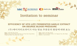 Hiệu quả của nước tỏi lên men HTO File trong việc hỗ trợ điều trị và ổn định huyết áp