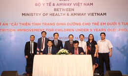 Bộ Y tế v&#224; Amway Việt Nam k&#253; thỏa thuận hợp t&#225;c dự &#225;n “ Cải thiện t&#236;nh trạng dinh dưỡng trẻ em dưới 5 tuổi”