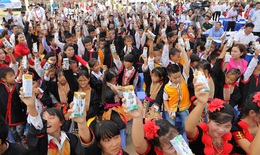 Học sinh Quảng Ninh đón nhận trường mới từ Chủ tịch Quốc hội