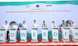 Amway Việt Nam khởi động dự án “Cải thiện tình trạng dinh dưỡng cho trẻ em dưới 5 tuổi” tại Nghệ An