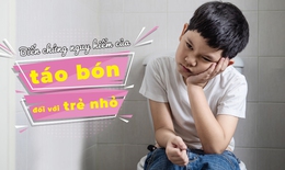 Biến chứng nguy hiểm của táo bón đối với trẻ nhỏ