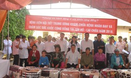 BV Nội tiết TW khám miễn phí và tặng quà cho 1.000 người dân ở Sìn Hồ- Lai Châu