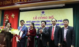 Công bố quyết định bổ nhiệm lại Thứ trưởng Bộ Y tế đối với đồng chí Nguyễn Thanh Long