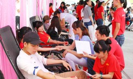 10 năm qua, cả nước tiếp nhận trên 9,2 triệu đơn vị máu từ người hiến tình nguyện