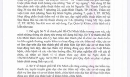 Làm rõ phản ánh "Cuộc phẫu thuật kinh hoàng của những bác sĩ tay ngang"