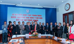 Thêm 5 bệnh viện lớn ký kết hợp tác toàn diện với Trường Đại học Y Hà Nội