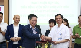 Bệnh nhân thanh toán viện phí tại Bệnh viện Việt Đức không cần dùng tiền mặt