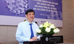 Quyền Bộ trưởng Nguyễn Thanh Long: Việc sản xuất v&#224; l&#224;m chủ nguồn cung cấp vắc xin ph&#242;ng COVID-19 trong nước hết sức quan trọng