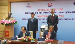 Hoa Kỳ trao tặng Việt Nam 100 máy thở trị giá hơn 1,7 triệu USD hỗ trợ phòng, chống dịch COVID-19