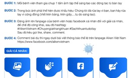 4 bước để tham dự cuộc thi &quot;Vì một Việt Nam sạch khu&#226;̉n từ đôi bàn tay&quot; của Bộ Y tế