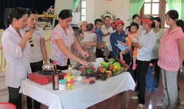 Giảm suy dinh dưỡng cho trẻ em dân tộc thiểu số nhờ truyền thông