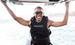 Obama hào hứng học lướt sóng sau khi thất nghiệp