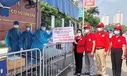TƯ Hội Chữ thập đỏ Việt Nam hỗ trợ chống dịch cho BV K cơ sở T&#226;n Triều