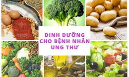 Nguyên tắc ăn uống giúp người mắc ung thư không bị suy kiệt