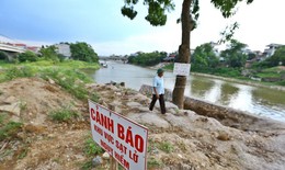 H&#224; Nội c&#244;ng bố t&#236;nh trạng khẩn cấp sạt lở tr&#234;n s&#244;ng B&#249;i, s&#244;ng Đ&#225;y