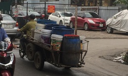 Nguy cơ mất an to&#224;n từ xe chở h&#224;ng cồng kềnh