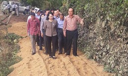 Bộ trưởng Bộ Y tế kiểm tra công tác khắc phục hậu quả cơn bão số 12 tại Phú Yên