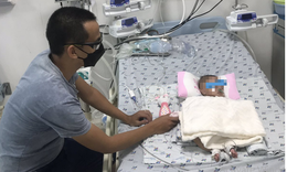 Bé 3 tháng mắc đồng thời 2 dị tật tim bẩm sinh chiến thắng COVID-19