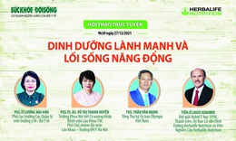 Hội thảo trực tuyến: Dinh dưỡng l&#224;nh mạnh v&#224; lối sống năng động