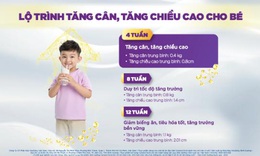 Calokid Gold gi&#250;p trẻ tăng chiều cao v&#224; c&#226;n nặng sau 4 tuần