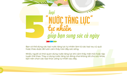 5 loại nước “tăng lực” tự nhi&#234;n gi&#250;p bạn sung sức cả ng&#224;y