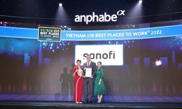 Sanofi thăng hạng, giữ vị tr&#237; cao trong “Top 100 nơi l&#224;m việc tốt nhất Việt Nam 2022”