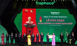 Traphaco kỷ niệm 50 năm ng&#224;y truyền thống v&#224; đ&#243;n nhận Hu&#226;n chương Lao động hạng Nhất