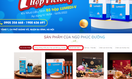 Vừa bị phạt, Ngũ Ph&#250;c Đường lại quảng c&#225;o g&#226;y hiểu lầm như thuốc chữa bệnh?