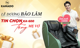 Bảo L&#226;m tặng ghế massage cho mẹ vợ