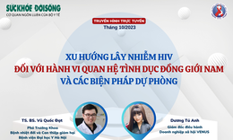 Truyền h&#236;nh trực tuyến: Xu hướng l&#226;y nhiễm HIV đối với h&#224;nh vi quan hệ t&#236;nh dục đồng giới nam v&#224; c&#225;c biện ph&#225;p dự ph&#242;ng