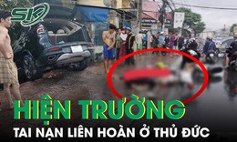 Camera ghi lại vụ tai nạn li&#234;n ho&#224;n ở Thủ Đức khiến thiếu nữ 18 tuổi tử vong thương t&#226;m