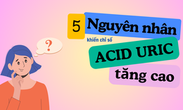 5 nguy&#234;n nh&#226;n khiến acid uric m&#225;u tăng cao