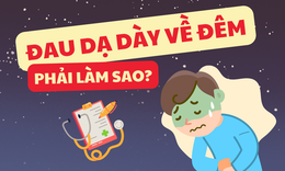 Đau dạ d&#224;y về đ&#234;m phải l&#224;m sao?