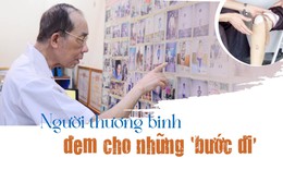 Người thương binh đem cho những “bước đi’