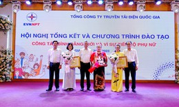 EVNNPT tổ chức th&#224;nh c&#244;ng Hội nghị tổng kết v&#224; chương tr&#236;nh đ&#224;o tạo c&#244;ng t&#225;c b&#236;nh đẳng giới v&#224; V&#236; sự tiến bộ phụ nữ giai đoạn 2018 - 2023