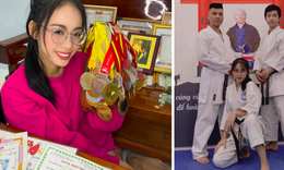 Một &#193; hậu 19 tuổi, ăn chay trường, từng đạt nhị đẳng huyền đai Karatedo