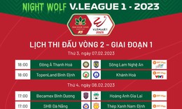 Lịch thi đấu V-League 2023 v&#242;ng 2: Si&#234;u đại chiến tại H&#224; Nội